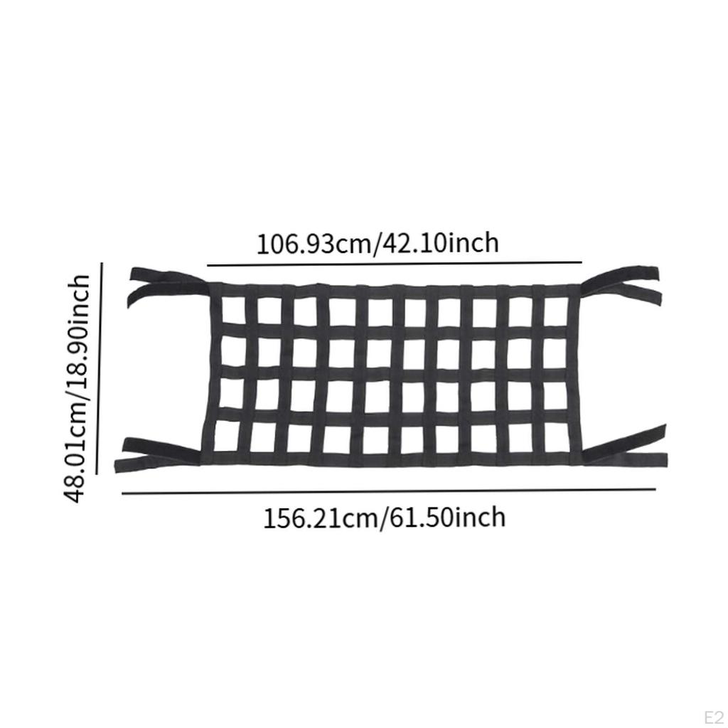 Car Roof Net Hammock Cargo for Pickup Truck Bed Multipurpose Lightweight