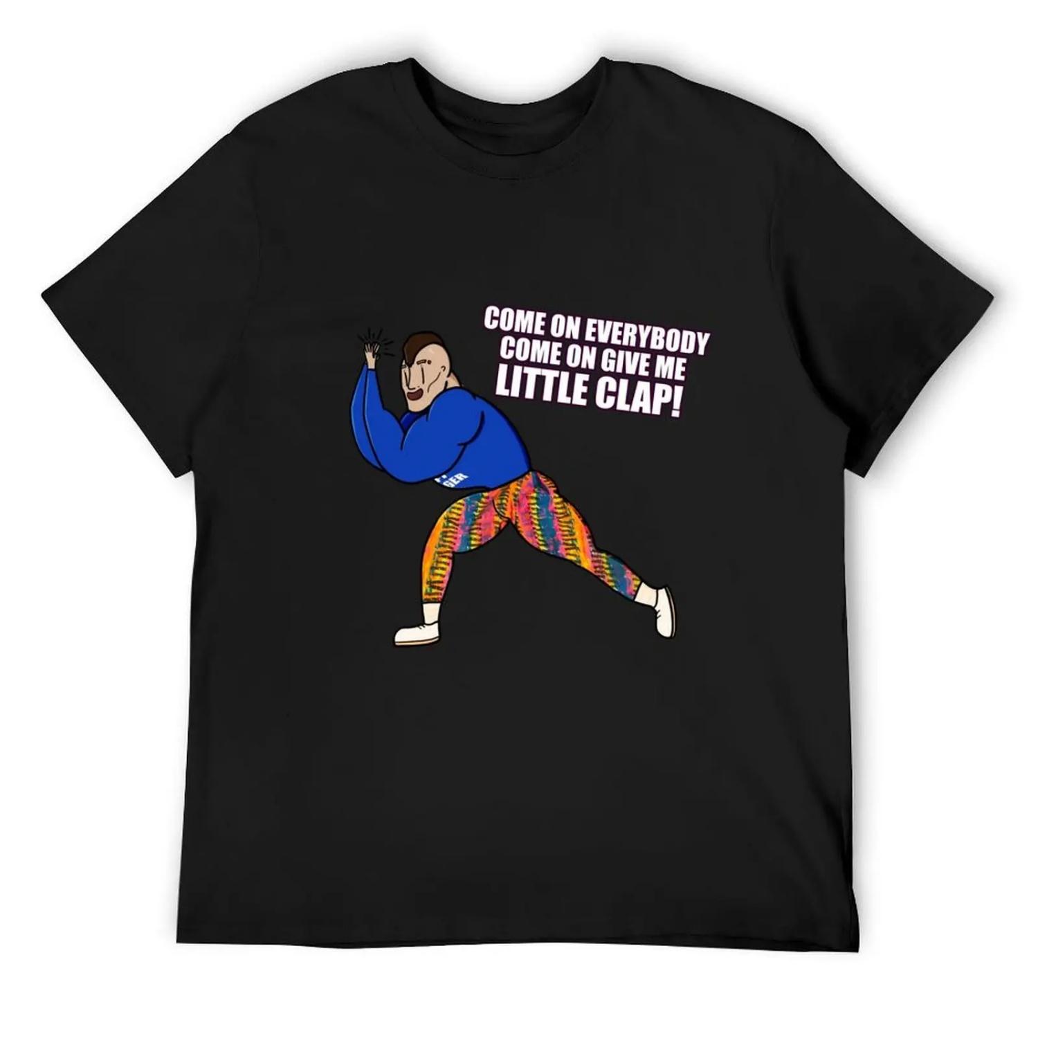 Give Me a Little Clap! T-Shirt XXXXXL чёрный