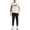 Anta All-Weather Series Solid Color Crew Neck Pullover Brand Logo National Flag Letter Print Short Sleeve T-Shirt Men T-Shirt White 152220115-3