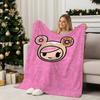 Brand T-tokidoki Throw Flannel Blanket Perfect for Sofa Office Bed Travel Sleep Read Relax Camping Four Season Use