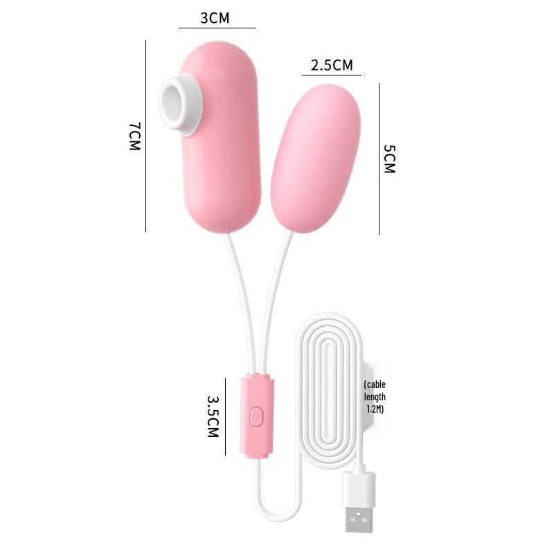 Estimulador Clitoriano Lailo Pequeña Concha Marina y Caballito de Mar - Vibrador Erótico para Adultos para Mujeres y Hombres.