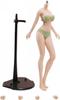 OBEST TBLeague Scale 2D Seamless Switchboard and Stand Pale Skin 1/6 Figure, Girl, Ultra-Flexible Body, Bikini, Operator, Set, PLLB2022-S50A,