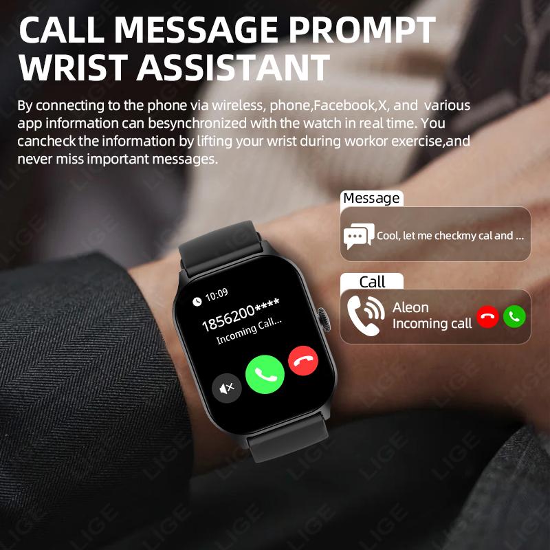 For Android IOS Smart Watch Men Women GPS Motion Trajectory 700mAh Battery Heart Rate Bluetooth Call Smartwatch Waterproof