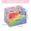 W89C Creative Erasers Rainbow Eraser Painting Erasers Pencil Erasers for Student
