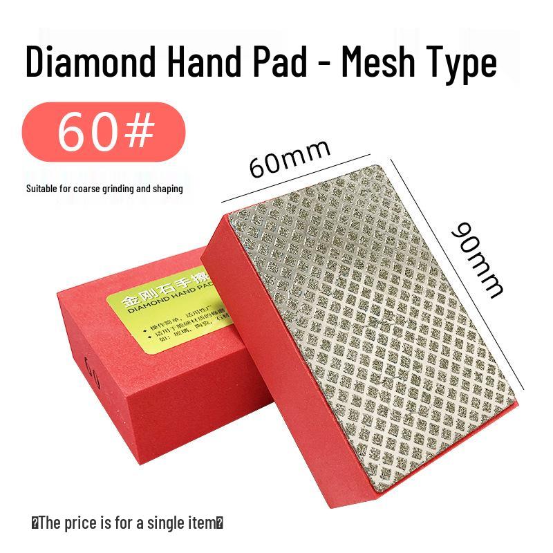 Diamond Hand Sanding Pad for Glass and Tile Edging