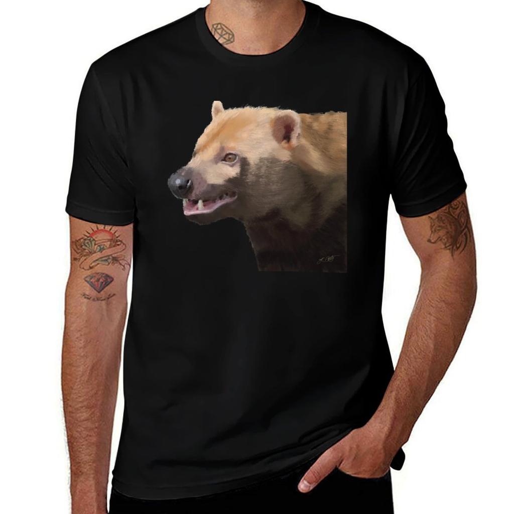 Bush Dog Portrait Tshirt Sports Casual Breathable Tee Shirt