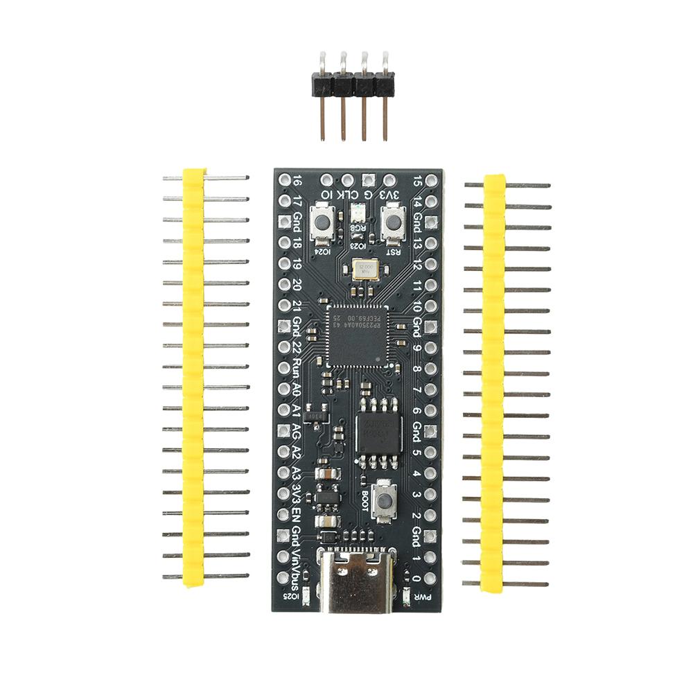 RP2350 Development Board Dual Core Cortex-M33 RISC-V 150MHz 520KB SRAM 16MB Flash PIO USB MicroPython for Raspberry Pi Pico 2
