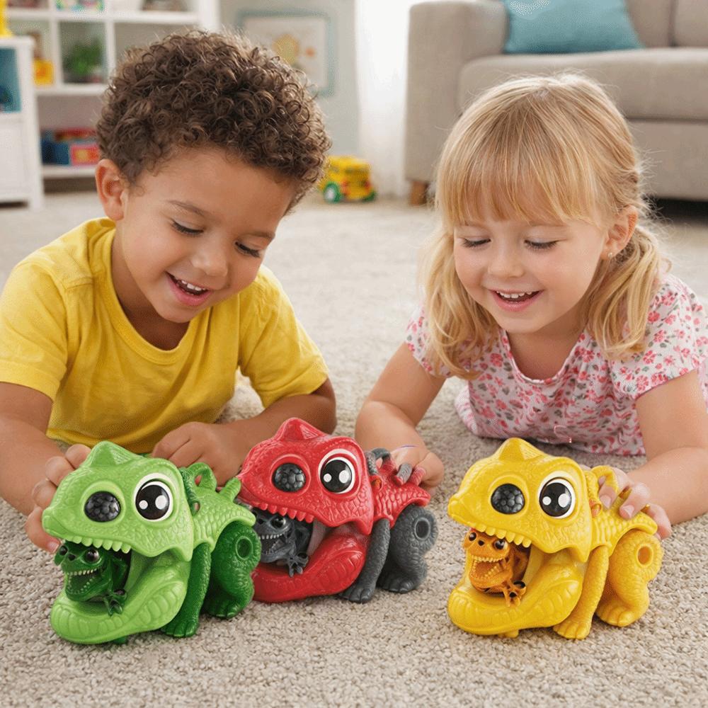 Simulation Model Inertia Dinosaur Car Dinosaur Sliding Dinosaur Car  Educational Toy