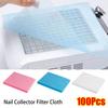 100Pcs Non-Woven Disposable Dust Filter Paper Nail Vacuum Filter Pad  Manicure Machine
