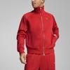 Puma Logo Breathable Polo Soft Long Sleeve Jacket Men Jackets Red 629936-11
