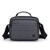 Men's Business Document Bag Lightweight Large Capacity Multi-Compartment Crossbody Bag Commuter Shoulder Bag
