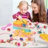 Seife Ausgrabungsspielzeug Set DIY Kinder Fossilien Ausgraben Einhörner Schatz Spielzeug Mädchen Armband Bastelbedarf Weihnachtsdekoration Mädchen Geschenk