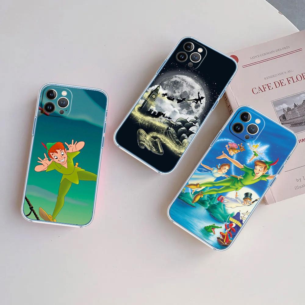 CJ85 Peter Pan Soft Shell Transparent Phone Case for Motorola Moto G7 G8 G9 G84 G85 G73 G24 G15 Z2 Play Power Plus