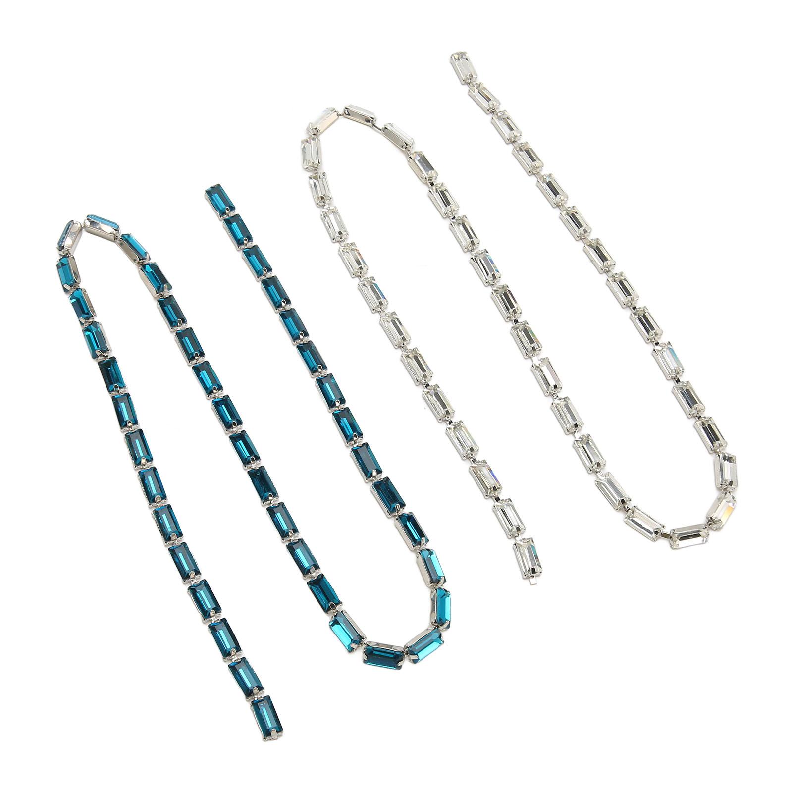 

2 шт. Стразы Коготь Цепь DIY Дизайн Декоративная Кристальная Близкая Цепь для Свадьбы Вечеринки по случаю Дня рождения