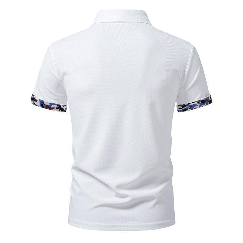 Mens Summer Tops Camisa Polo Hombre 2026 Vintage Short Sleeve Patchwork Color Polos Tee Shirt Homme De Luxe Camisetas Golf Tops