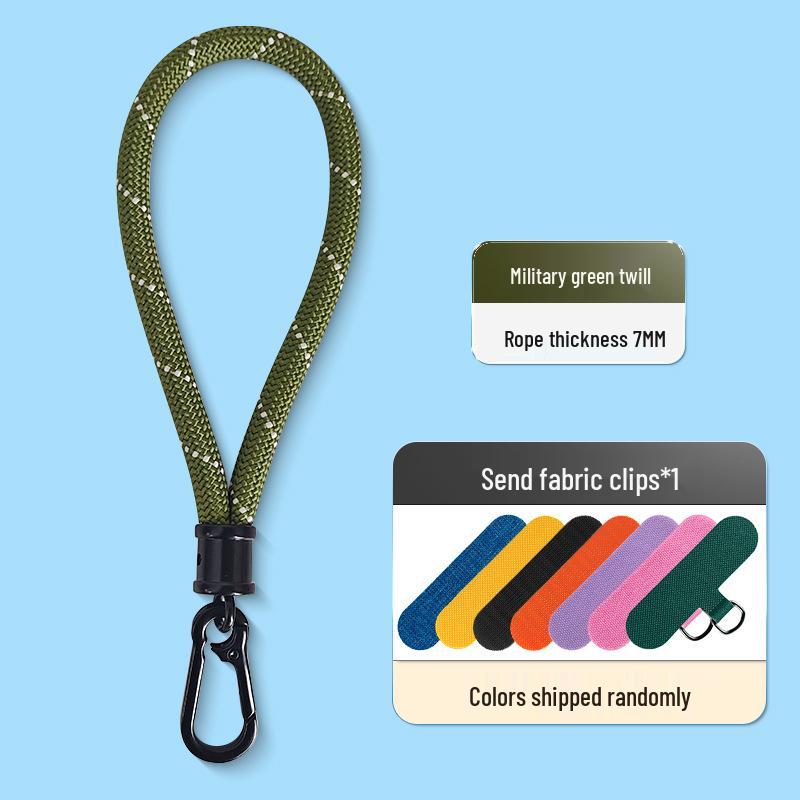 Ultra-Thin Transparent TPU Phone Case with Lanyard Clip and Anti-Lost Patch