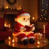 Christmas Night Light Santa Claus Decor Nightlight LED Christmas Night Light for Desk Table Bath Bathroom Nightstand Reading