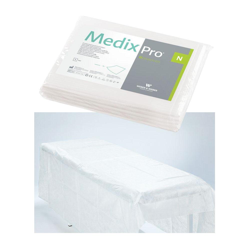 Disposable Sheet 160cm X 210cm White 20G Medixpro 40 Pcs