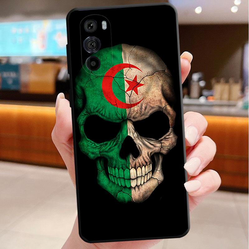 Phone Case For Motorola Edge 50 40 Pro 60 50 40 30 Ultra Neo Fusion Moto G85 G72 G53 G54 G84 G13 G32 Algeria Flag