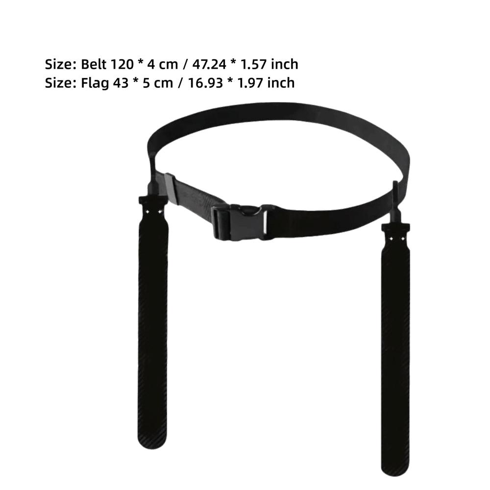 3pcs PP Flag Football Set PVC Adjustable Flag Football Belt Portable Tear Away Belt Training Games