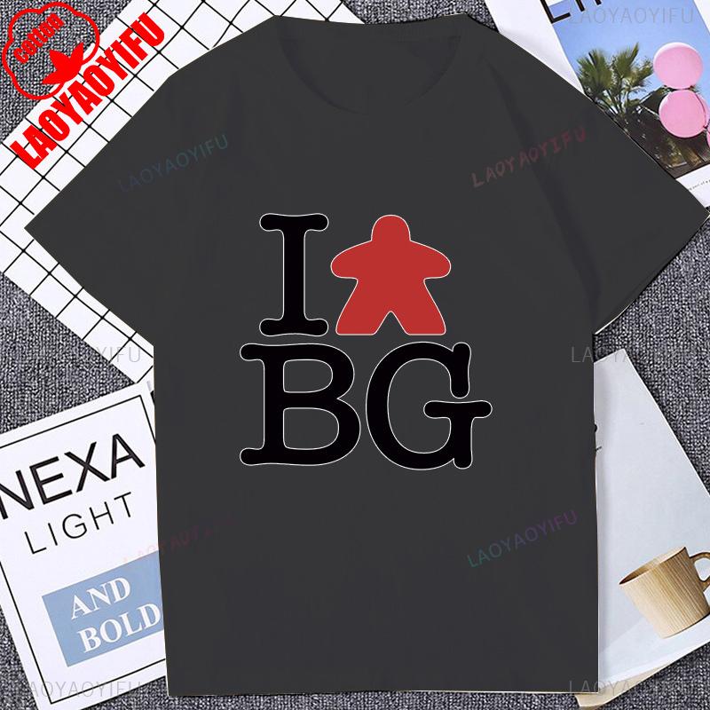 Power To The Meeple Funny Board Game Tshirt Casual Fashion Hip Hop Cotton Man T Shirt Breathe Summer Style Y2K Women T-shirt
