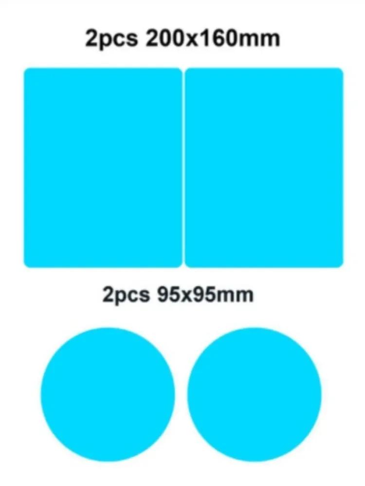 Car Rearview Mirror Film Side Window Rainproof Clear Film 2Pcs Anti Fog Window Mirror Protective Sticker Car Accessories Decal
