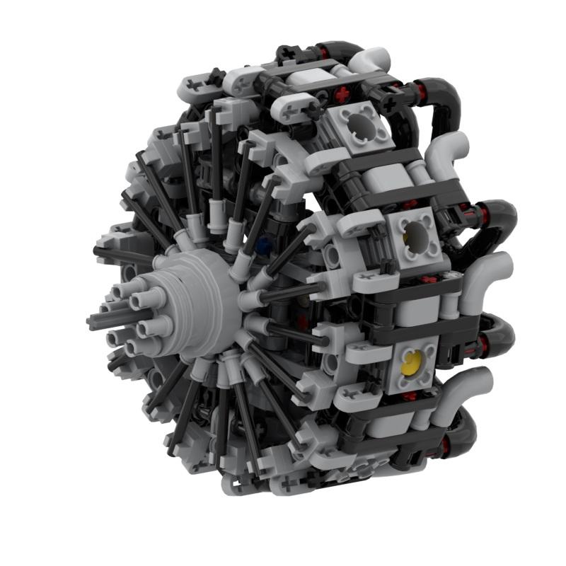 New mechanical engine MOC building block parts package DIY educational toys 584/ 223parts 60208 2850 2851 61184 2853