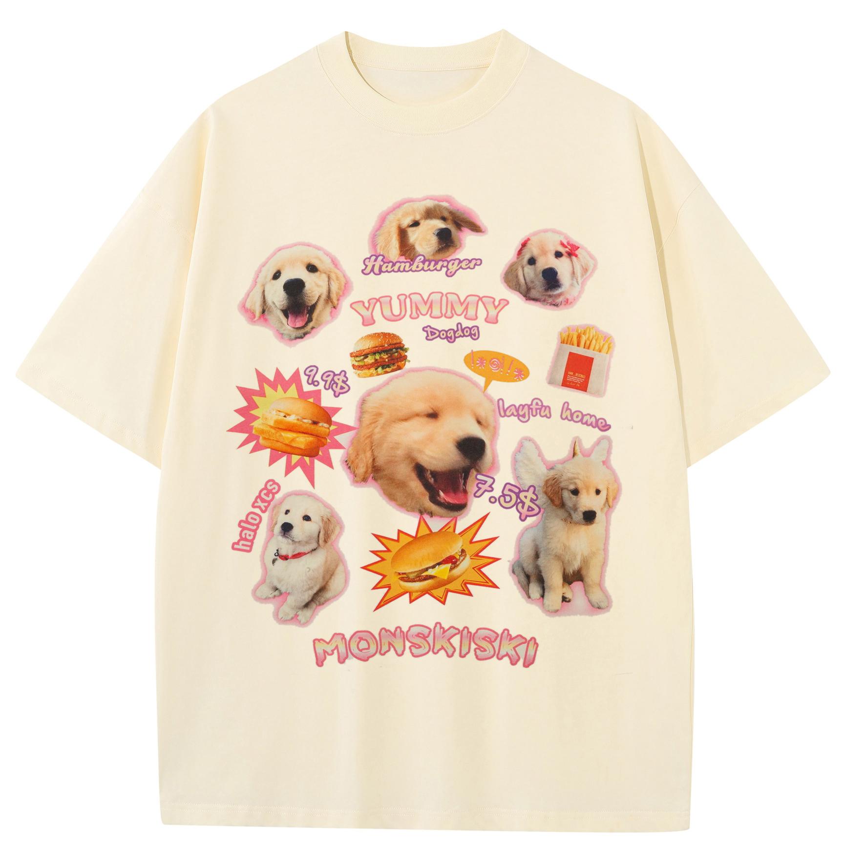 

Funny Dogs Graphic T-Shirt CottonTshirt Unisex Tops Tees Summer Short Sleeves T Shirt - Men s Summer Cotton Graphic Tee S разноцветный