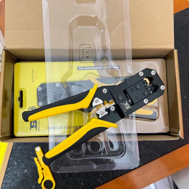 Dual-Use Network Cable Crimper BS-D3268 with Terminal Pliers, Free Shipping