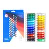Acrylic Paint Set 15ml Each Tube Waterproof Rich Pigments 24 Colors Art Supplies for Children Students   Adults Artist