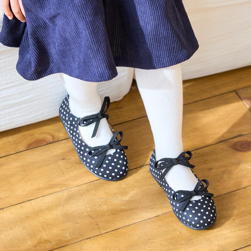 [Babyzzam] Girls' Lisa Flat Black [Y984-10000]
