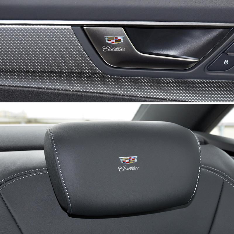 Car Emblem Logo Decorative Stickers Badge Decal Interior Styling For Cadillac Escalade CTS ATS SRX STS XT5 XT4 XT6 XTS CT4