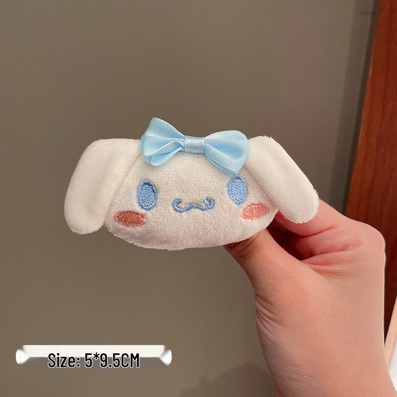 Japońska Kawaii Słonecznikowa Panda Pluszowa Broszka - Urocza Przypinka na Ubrania, Torby i Akcesoria.