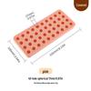 Moule Rond à Glaçons et à Gâteaux de Lune en Silicone de Qualité Alimentaire - Plateau DIY pour Savons et Grappes de Raisins