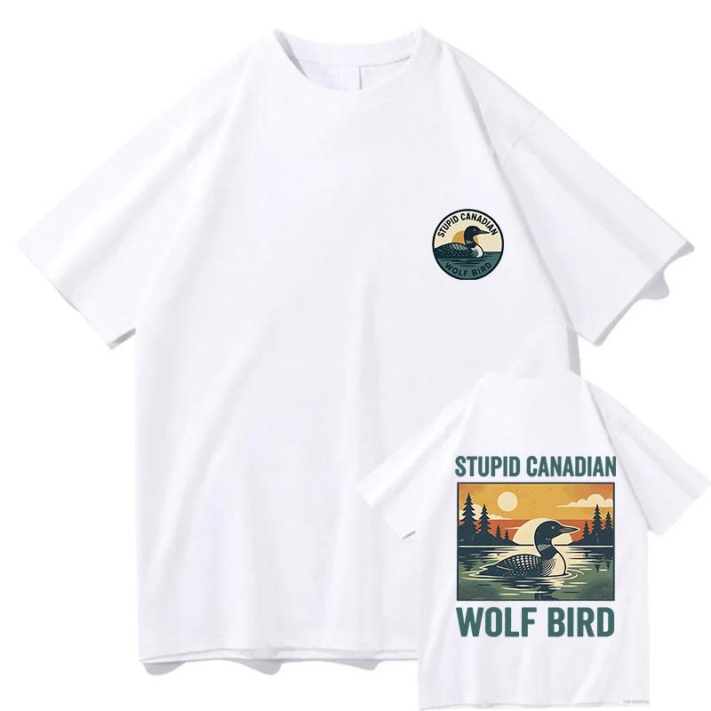 Heated Rivalry TV TShirts Pure Fashion Casual Tees Shirts Stupid Canadian Wolf Bird Tshirts Streetwear XL