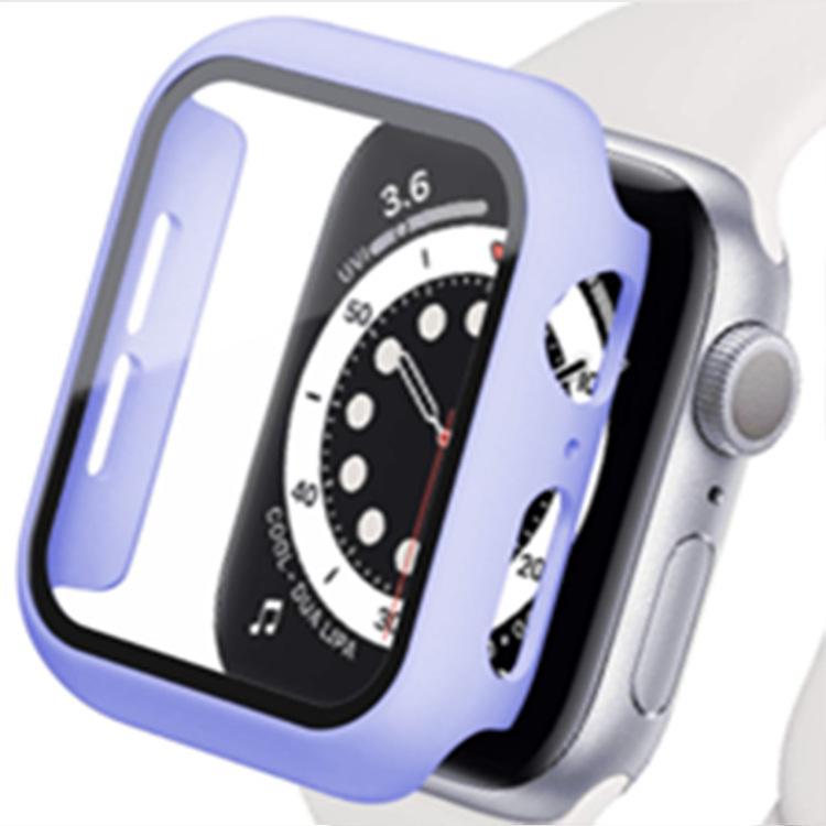 Compatible Apple Watch Series 5/6/7/8/9 Protective Hard Case with Tempered Glass Film