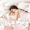 New Disposable 3/4-piece Bedding Set, Extra Thick Disposable Sheets, Duvet Covers, And Pillowcases For Hotels And Travel.