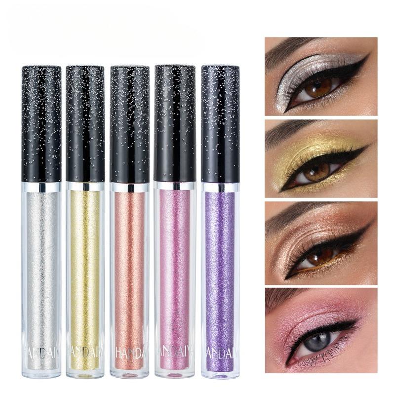Flüssiger Lidschatten - 12 Farben Metallischer Schimmer Weicher Highlighter Augenlid Make-up Lidschatten Flüssig