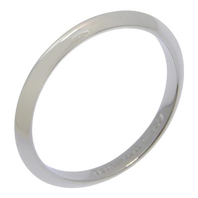 TIFFANY&Co. Knife Edge Ring Pt950Platinum #4.7(US Size) 2.2g Women Used