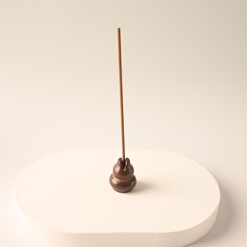 

Portable Ceramic Incense Holder for Sandalwood - Compact Indoor Pottery Burner Ornament