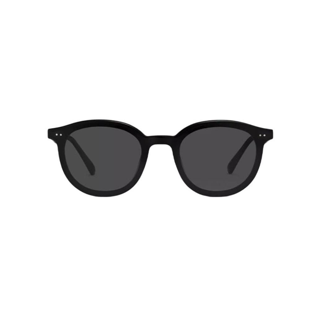 Gentle Monster Logo Engraved Rectangular Sunglasses Unisex sunglasses Black NEWBORN-01