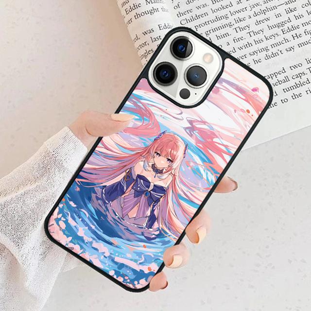 Genshin Impact Sangonomiya Kokomi Phone Case For iPhone 17 Air 15 16 Cover 11 13 14 Pro Max 12 Plus Max Fundas