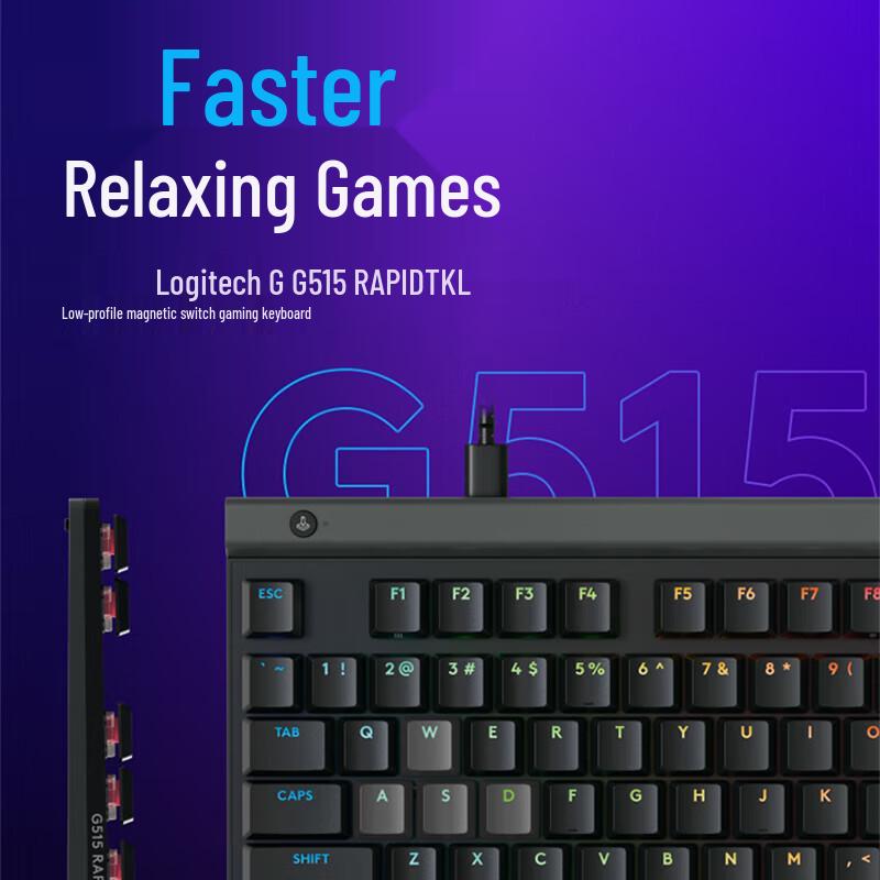 Logitech G515 Rapid TKL Low-Profile Magnetic Gaming Keyboard