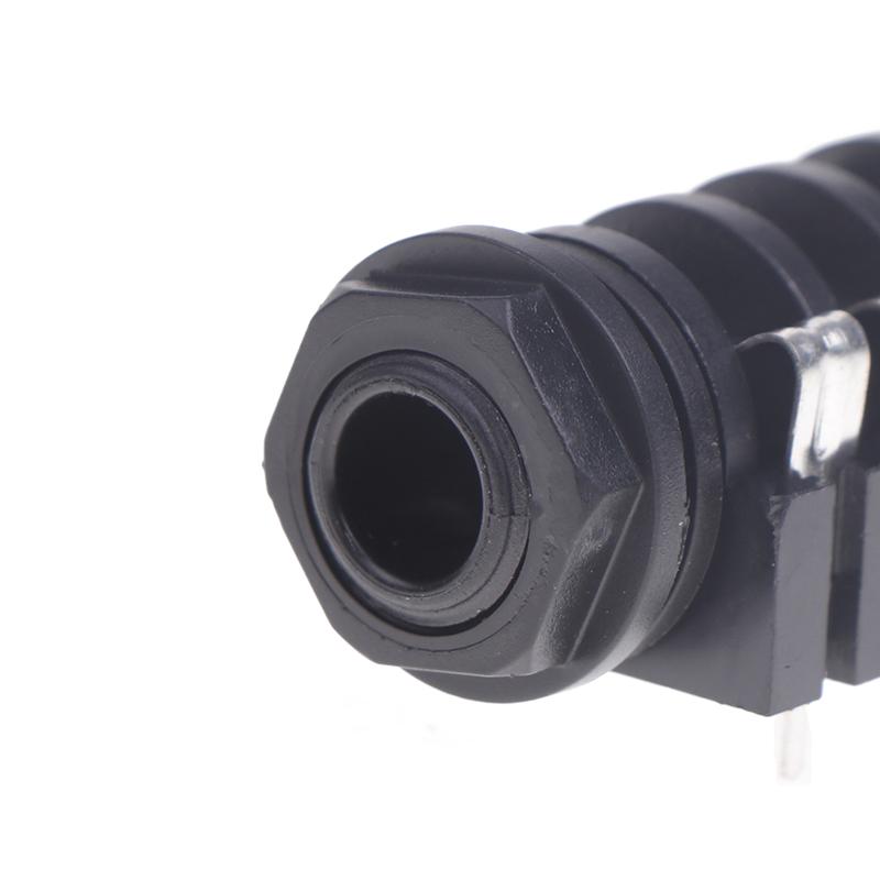 5 Stücke Stereo Typ Audio Jack Pcb Panel Mount 6 Pin 1/4 "6,35 Mm Dual Channel Weibliche Stereo Kopfhörer Buchsen buchse Telefon Jack