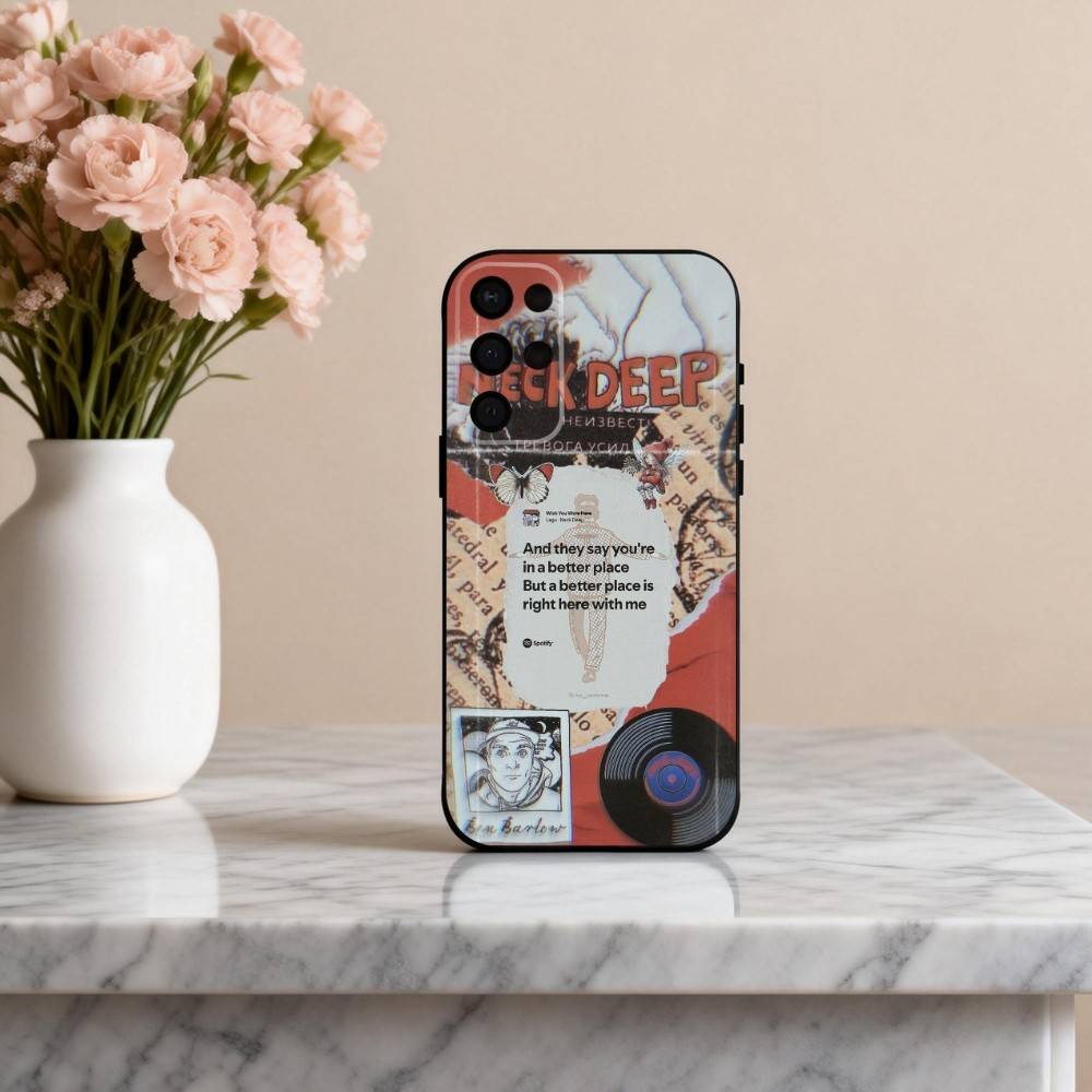 

Pop-rock N-Neck D-Deep Band Phone Case For Samsung S25,S24,S21,S22,S23,S30,Ultra,S20,Plus,Others Soft Black Case Samsung S23plus5G