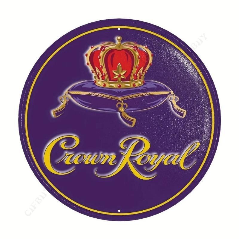 Vintage Round Train Tin Sign, Home Bar Cafe Garage Decor