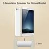 Mini Portable 3.5mm Loud Speaker Music Stereo Audio Adapter for Radio Mobile Phone MP3 MP4 3.5 Jack AUX Music Receiver Adapter