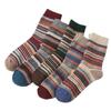 Men's Ethnic Style Mid-Calf Wool Socks - Thick, Warm, Double-Way for Autumn/Winter