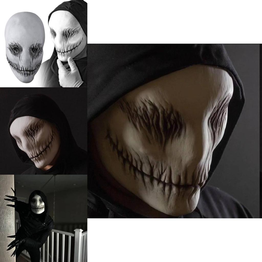 Spooky Halloween Ghost Latex Mask For Costume Parties Cosplay Accessories And Props