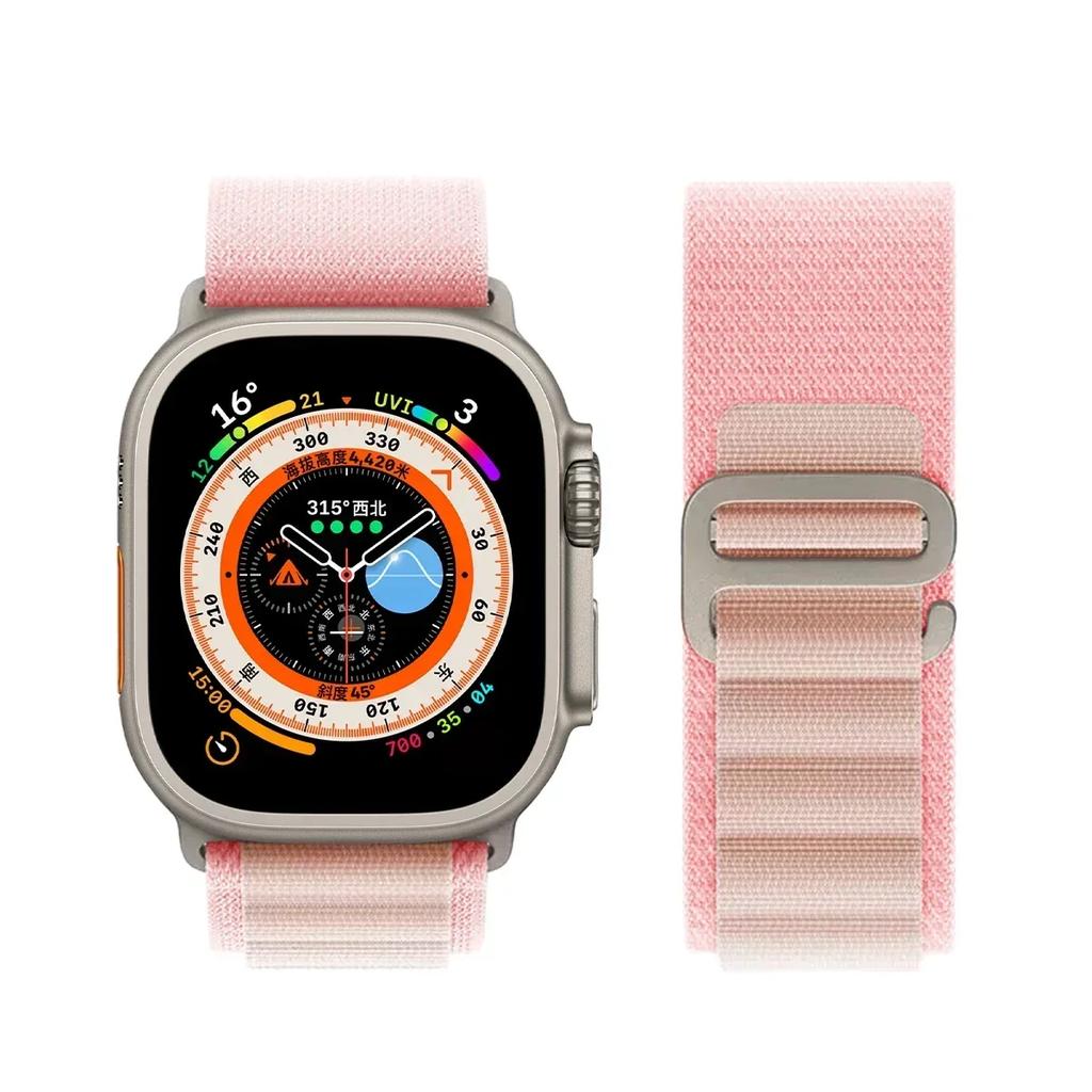 Alpine Loop Band for Apple Watch Strap 49mm 44mm 40mm 45mm 41mm 42mm 38mm Bracelet iWatch Ultra Series 7 6 5 3 Se 8 9 CorreaBelt
